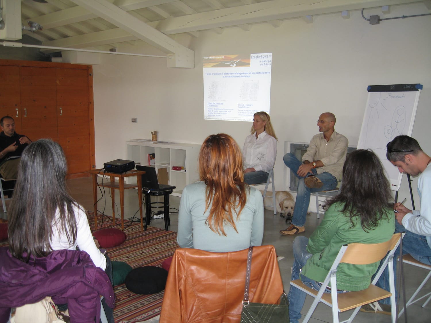 Eleonora und Paul bei einer früheren Seminarveranstaltung